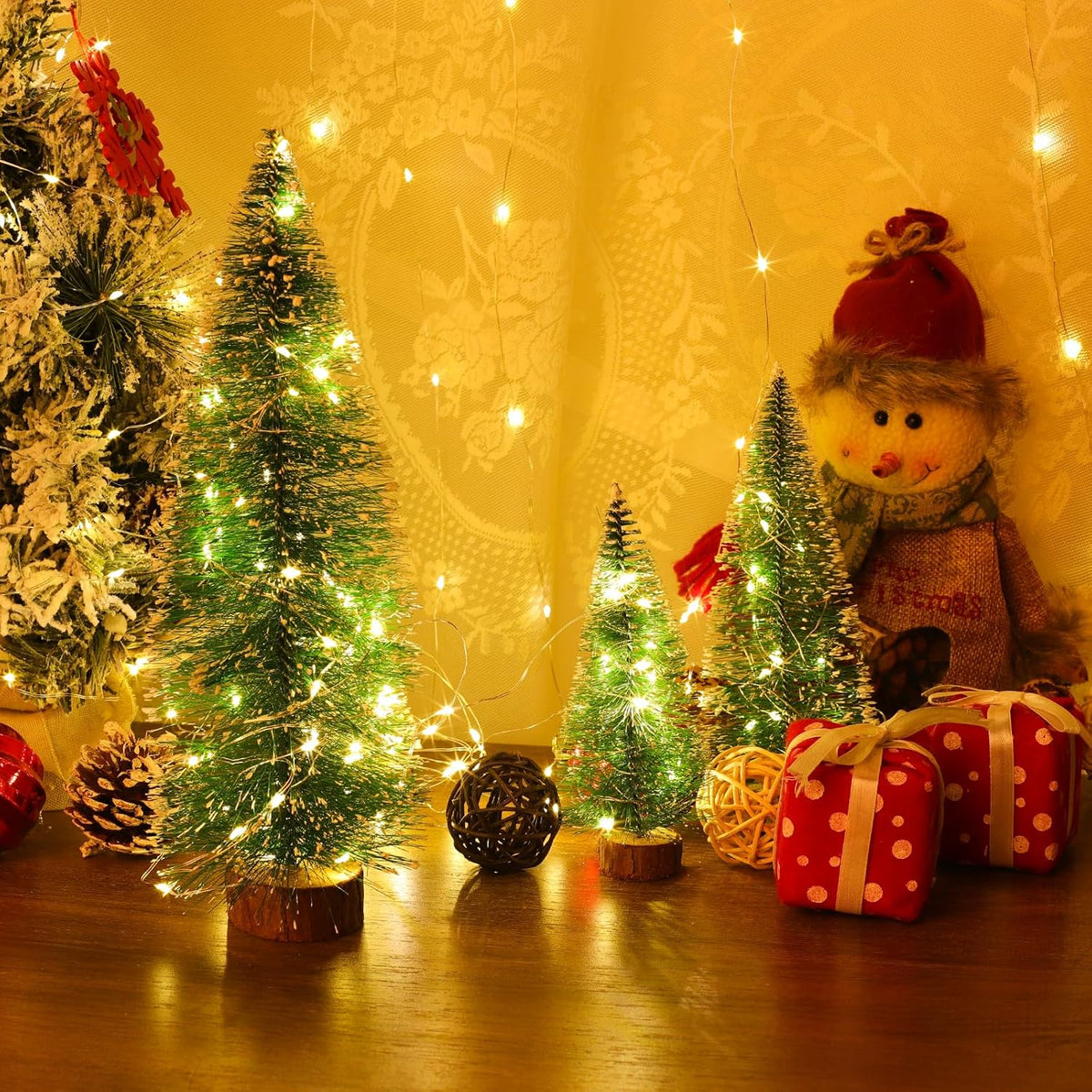 Warm White Fairy String Lights with Remote & Timer