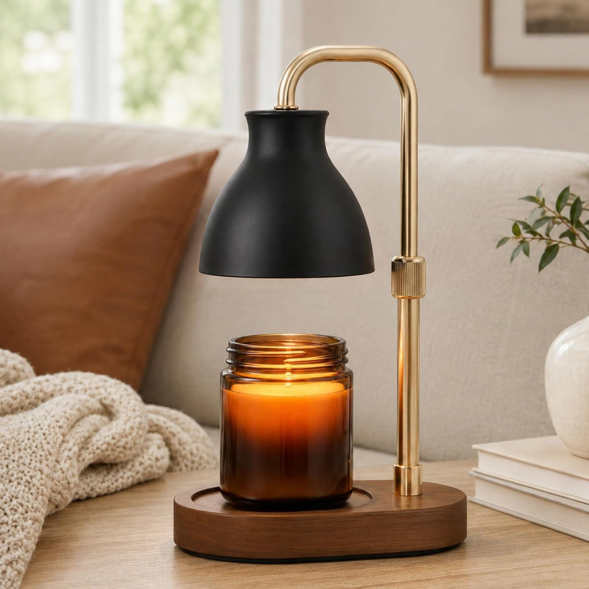 Candle Warmer Lamp with Timer – Adjustable Height