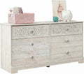 Signature Design by Ashley Paxberry Boho Dresser, Whitewash