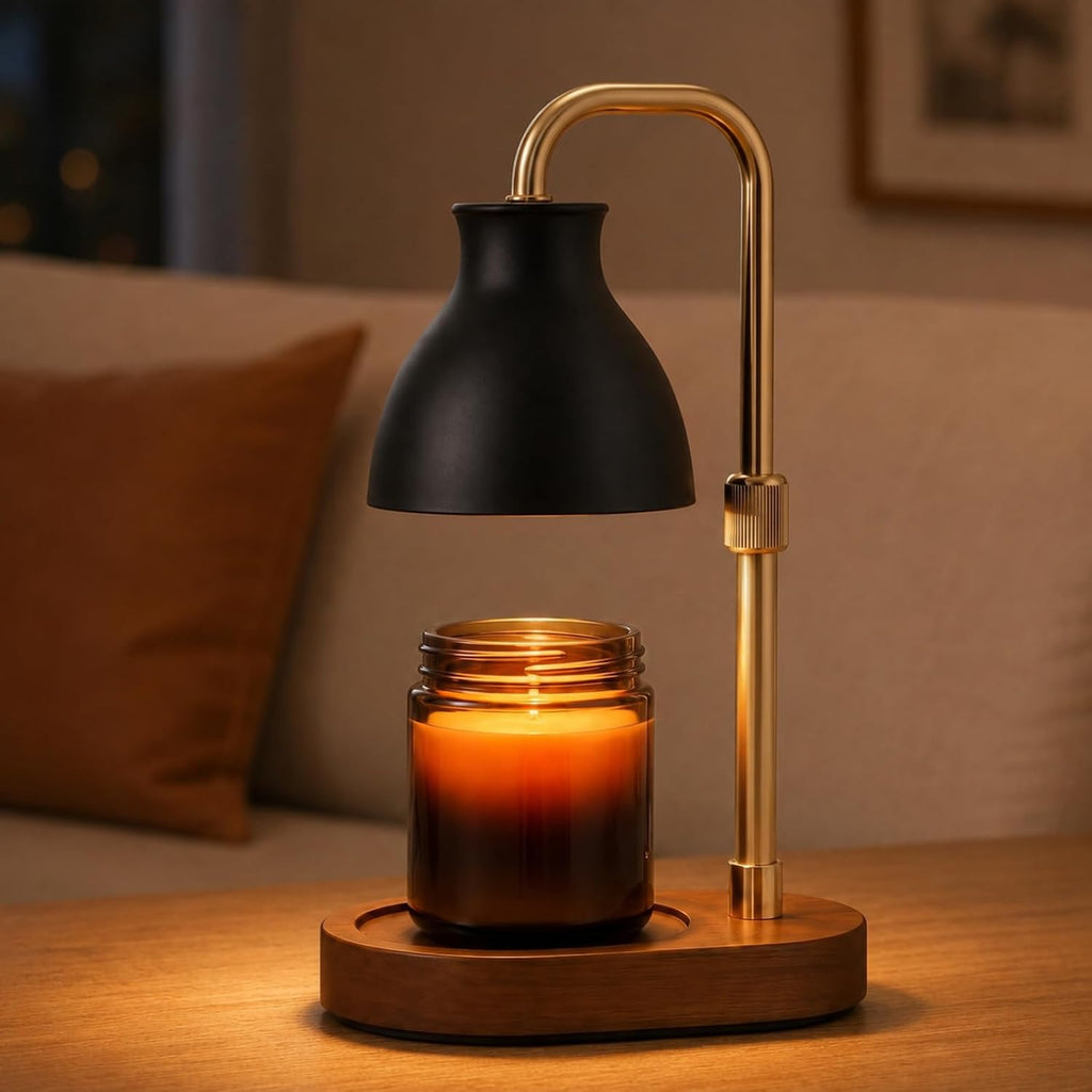 Candle Warmer Lamp with Timer – Adjustable Height