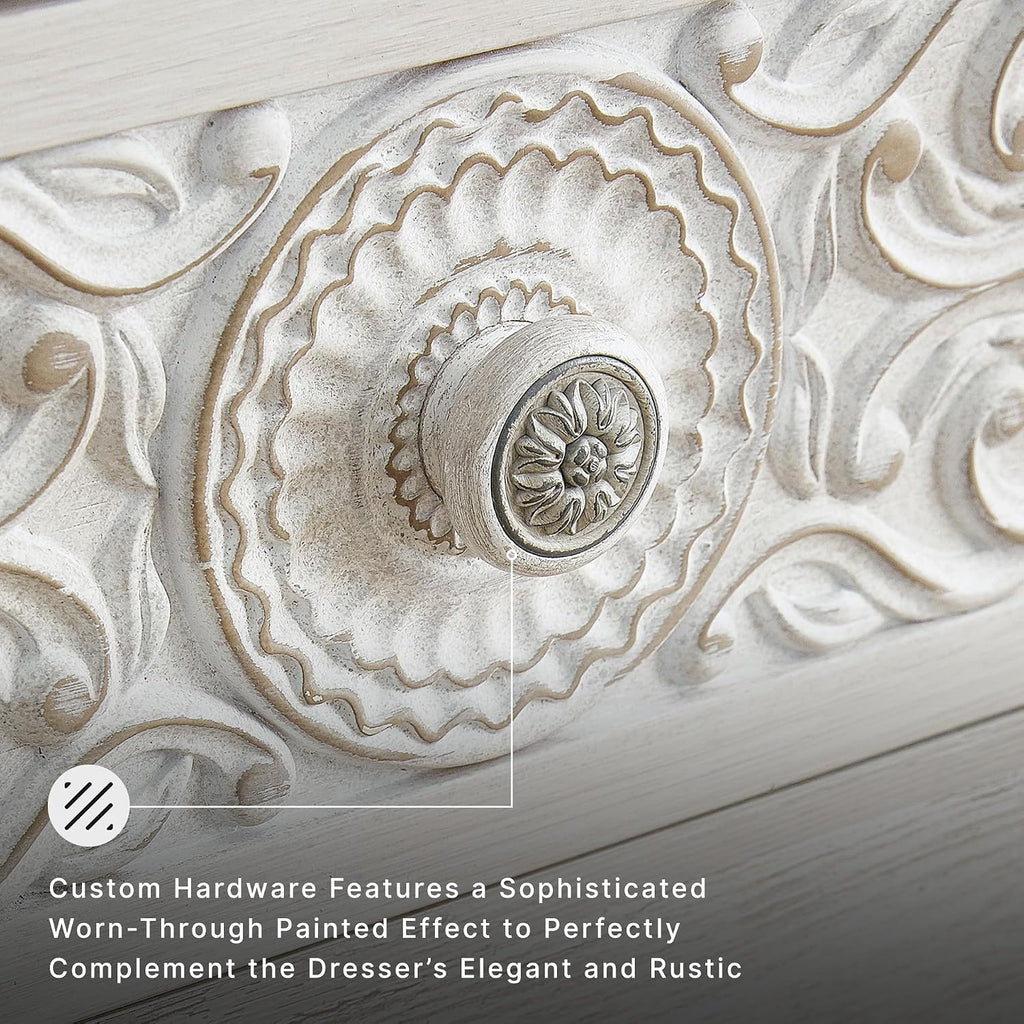 Signature Design by Ashley Paxberry Boho Dresser, Whitewash
